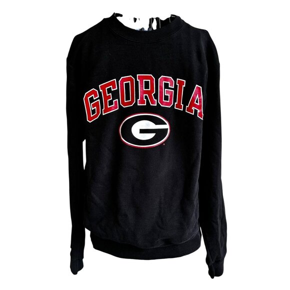 Vintage Champions Georgia Bulldogs Sweatshirt UGA  Dawgs Unisex Small Football - Picture 5 of 12